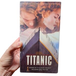 New Sealed 1997 Vhs Cassette Tape Titanic Part 1 & Part 2